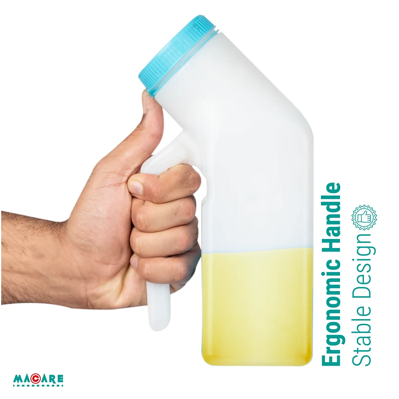 Listing image: ergonomic handle, stable design