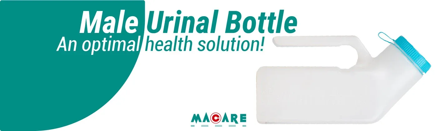 EBC banner: Urinal Bottle, an optimal health solution