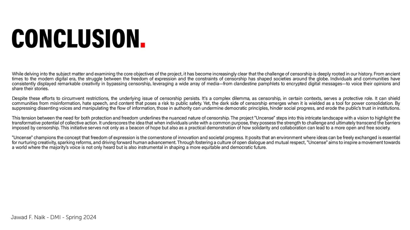Case study conclusion page